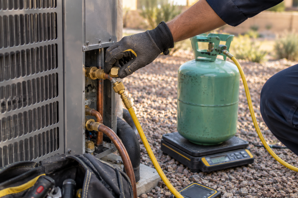AC Recharge Cost in Mesa, AZ: What You Actually Pay and Why
